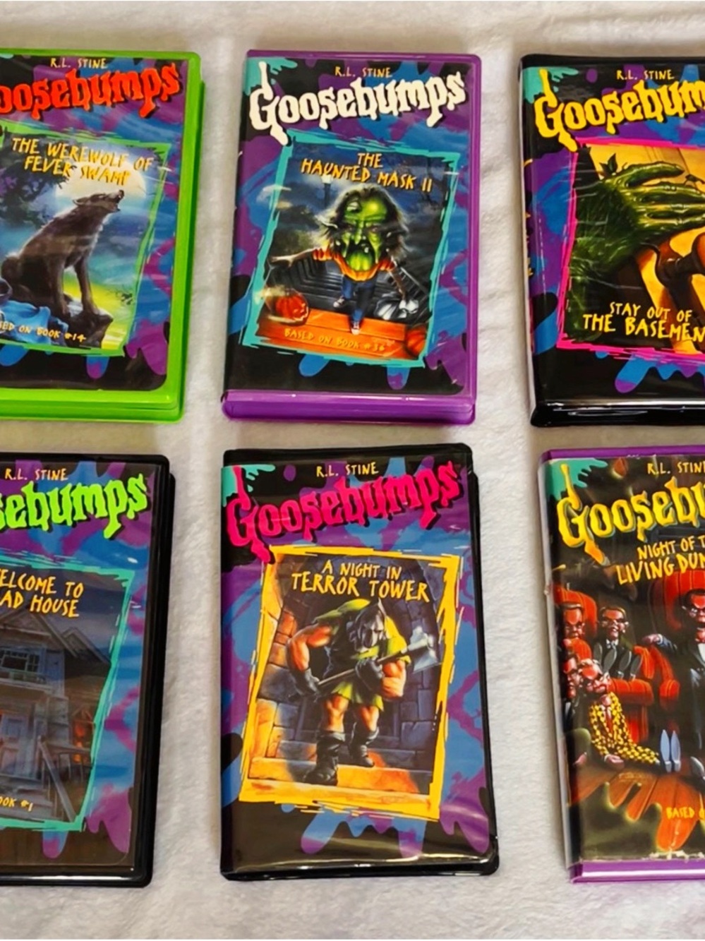 Goosebumps VHS Lot Of 6 Untested PO